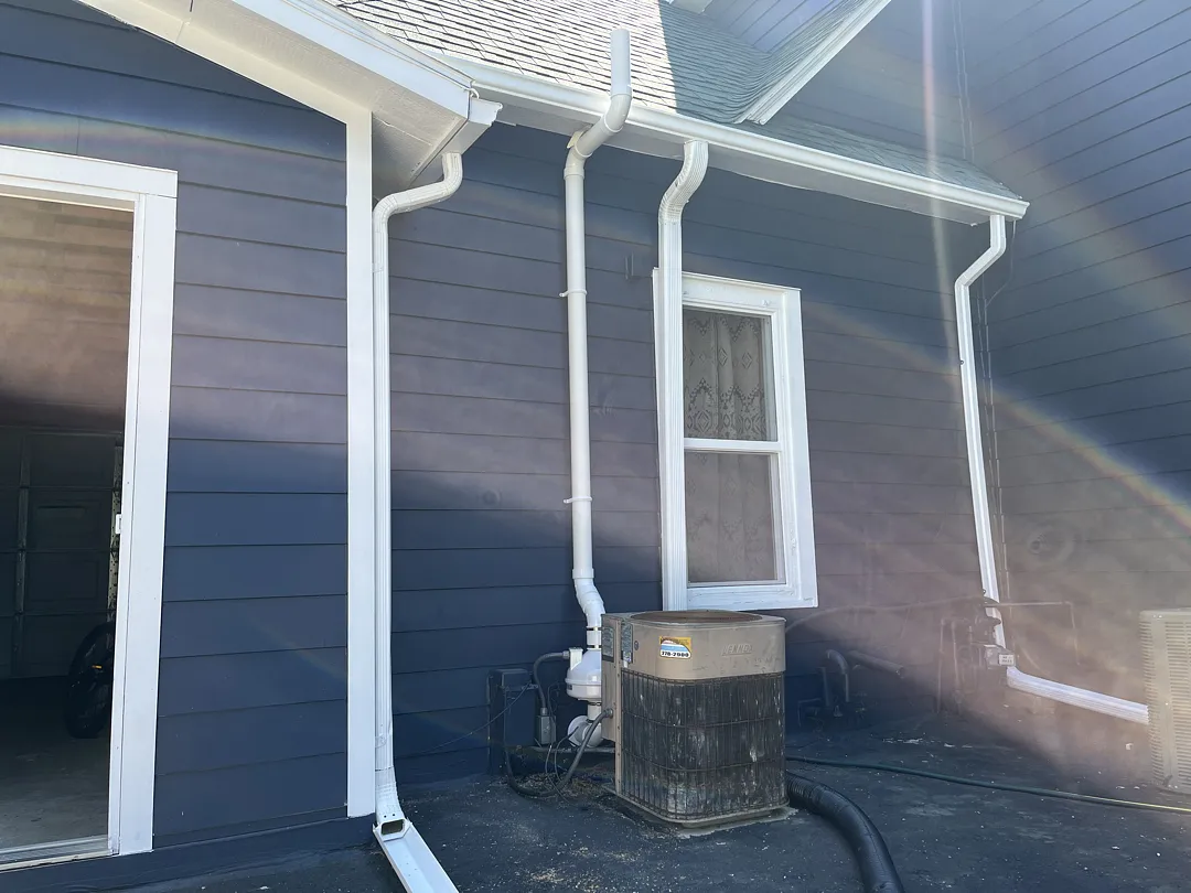 Radon mitigation install